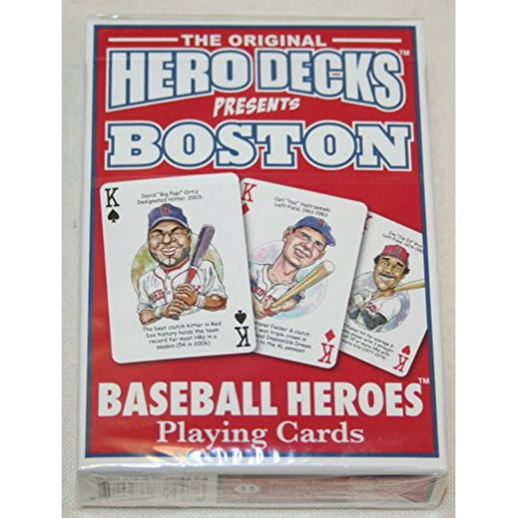 Channel Craft Decks Héros - Sox Rouge Boston - Cartes à Jouer