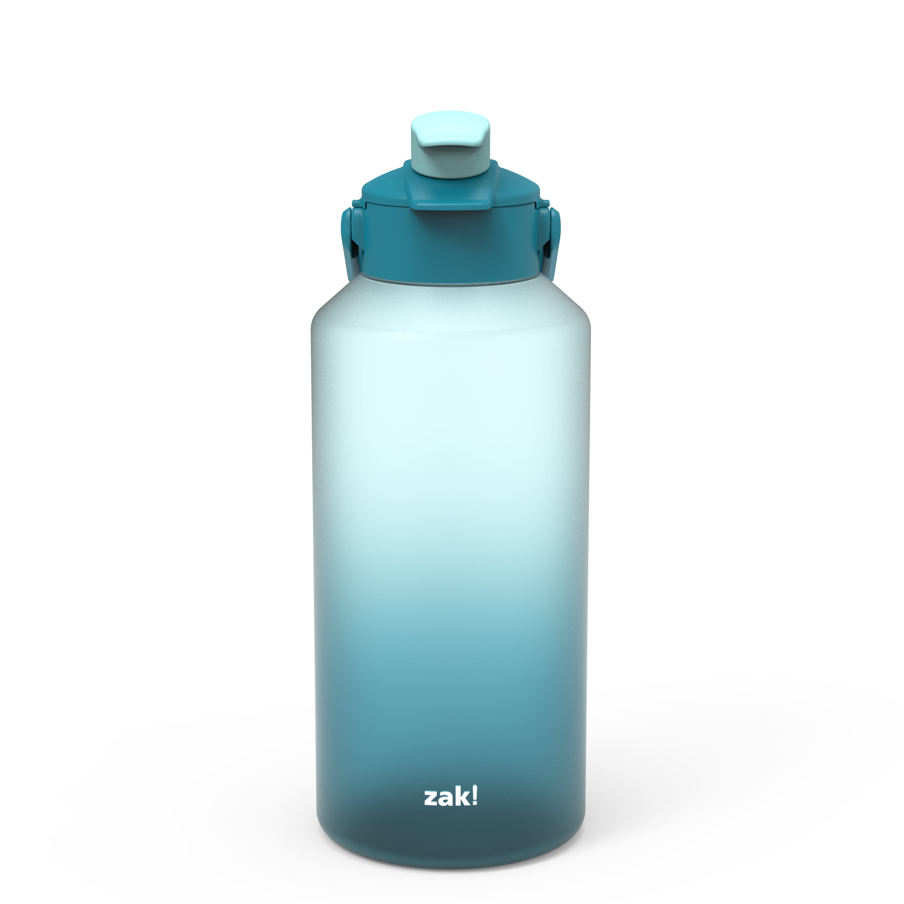 Zak Designs Soft Paint 64oz Durable Plastic Liberty Duo Water Bottle Hydration Tracker(Ombre Blue) Zak Designs Soft Paint 64oz Durable Plastic Liberty Duo Water Bottle Hydration Tracker(Ombre Blue)