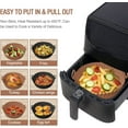 thumbnail image 6 of Air Fryer Silicone Pot, 2Pcs 8 Inch Reusable Air Fryer Silicone Liners with Silicone Gloves, Replacement of Parchment Paper Liners, Air fryer Oven Accessories, Fits 3.6 To 6.8QT Air Fryer (Grey+), 6 of 7