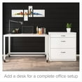 thumbnail image 4 of Pemberly Row 30"W Metal 3 Drawer Home Office Filing Cabinet White, 4 of 8