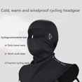 thumbnail image 2 of Cubierta De Cara De Esquí Pasamontañas Cubierta De Cara De Invierno Clima Frío Equipo De Cabeza Térmica Con Tira Reflectante Para Hombres Mujeres Ciclismo Al Aire Libre Esquí Snowboard Moyic OD015340-01, 2 of 6