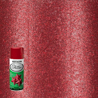 Testors Createfx Glitter Spray Paint, 79631 Red, 2.5 Oz. Can