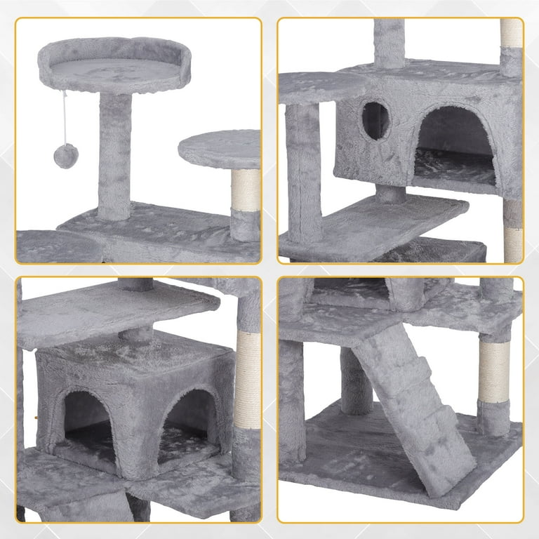 ZENSTYLE Large, Sturdy 55-in H Cat Climbing Stand & Condo with