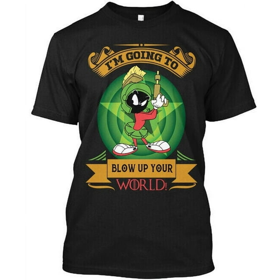 Marvin The Martian T-Shirt Made in the USA Size S to 5XL