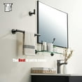 thumbnail image 4 of JQK Toallero de bronce frotado con aceite de 12 pulgadas de acero inoxidable 304 de 0.031 in de espesor, toallero de baño, soporte de pared, longitud total de 15 pulgadas TB110L12-ORB, 4 of 5