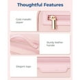 thumbnail image 4 of kurtrusly Wide-Open Travel Makeup Bag For Easy Access To Essentials Brushes Makeup Bag With Compartments D, 4 of 6