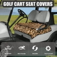 thumbnail image 3 of Whosucclay Leopard Print Thickened Golf Cart Seat Towel Blanket, Wear-Resistant Elastic Golf Cart Seat Cover Towel Blanket for Club Car EZGO Yamaha, 52.36" x 32.28", 3 of 7