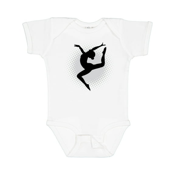 Inktastic Ballet Dancer Silhouette Ballerina Girls Baby Bodysuit