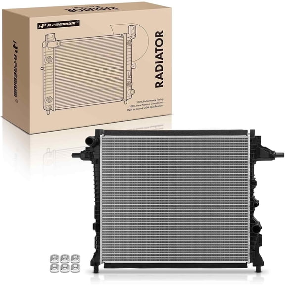 A-Premium Engine Coolant Radiator Assembly Compatible with Genesis GV70 2022 2023 2024, L4 2.5L