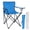 Blue, variant on Coliware Outdoor Lightweight Folding Camping Chair, Oversized Oxford Portable Director Chair for camping with Carry Bag Cup Holder, Compact & 551lb Loading Capacity-Black