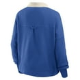 thumbnail image 3 of Women's Fanatics Royal Dallas Cowboys Oversized Hometown Premium Thermal Long Sleeve Shirt, 3 of 3