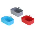 thumbnail image 5 of Basket Air Fryer Silicone Pot Food Grade Silicone Double Basket Air Fryer Liners Kitchen Accessories Compatible for Ninha DZ201 Foodi 8QT Dual Basket Air Fryers, 5 of 5