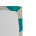 thumbnail image 3 of Ambesonne Pop Art Fitted Sheet, Nostalgic Spiral Colors, Full Size, Teal Cream, 3 of 3