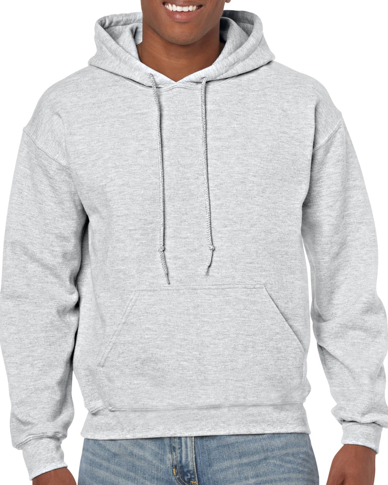 Blend Hooded Sweatshirt, 4XL, Ash 