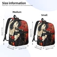 thumbnail image 3 of Picia Abstract Skull Guitar Art Printed Canvas Daypack - Stylish and Durable Vintage Compact Backpack - Class, Work, Travel, or Laptop Bookbag,Organized Compartments-Small, 3 of 6