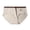 Beige, variant on Women Cotton Underwear Briefs Soft Comfortable Panties Briefs Everyday Solid Color Underwear Full Coverage Briefs