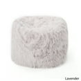 thumbnail image 6 of Noble House Rubani 5 ft Long Faux Fur Bean Bag Chair, Lavender, 6 of 7