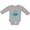 AC-Heather Grey, variant on Inktastic St Pete Beach Florida Trip Boys or Girls Long Sleeve Baby Bodysuit