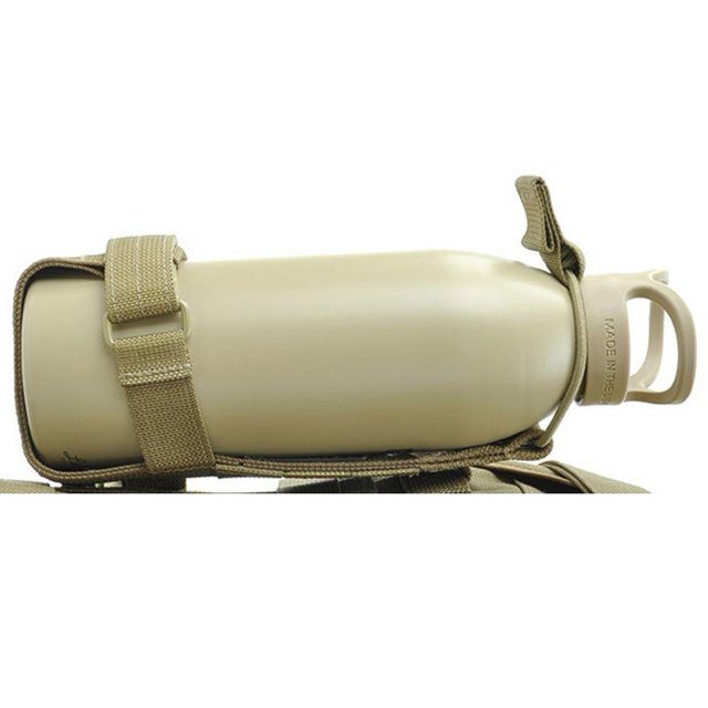 Bolsa impermeable para portabotellas de agua Molle para campamento hervidor de agua (verde) JShteea Para Estrenar