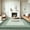Green tone, variant on 2*6ft/3*5ft/5*7ft/8*10ft/9*12ft/10*13ft Rugs for Bedroom Living Room Machine Washable Rugs Bordered Rug Modern Solid Border Rug Non-Slip Stain Resistant Rug Neutral Accent Carpet for Dining Room
