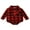 Red, variant on Suealasg Newborn Baby Boy Shirt Rompers 3 6 12 18 Months Long Sleeve Plaid Print Buttons Bodysuit Infant Boy Fall Clothes