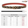 thumbnail image 6 of SUOSDEY Plus Size Leopard Belt for Women Fashion Leather Belt with Gold Curved Pin Buckle, 6 of 7