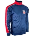 thumbnail image 3 of Icon Sports U.S. Soccer Track Jacket, Red/Blue Polyester Adult S-L, 3 of 6