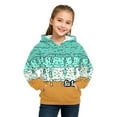 thumbnail image 2 of WhouRiu Toddler Boy's Hooded Sweatshirt Ice Print Soft Long Sleeve Hoodies Kids Soft Warm Athletic Outerwear Hoodies Green,Sized 4-5, 2 of 6