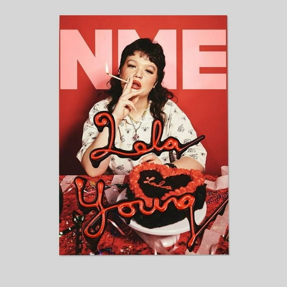 Music Poster- Lola Young Singer - Vintage Style - Size 24x36 - Postora