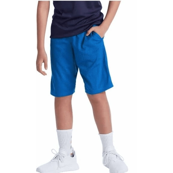 Boys' Core Mesh Shorts - (Blue, S 6/7)