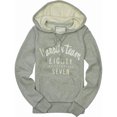 thumbnail image 1 of Aeropostale Varsity Sudadera con capucha para mujer, gris, grande, 1 of 1