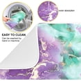 thumbnail image 2 of Coolnut Watercolor Floral Marble Dish Drying Mat for Kitchen, 16 x 18 Inch Microfiber Absorbent Dish Drying Pad, Machine Washable Kitchen Counter Protect Mats, 2 of 7