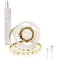 thumbnail image 1 of WWS-6 .56 Pieds Bande Lumineuse Led, Capteur de Mouvement avec Batterie pour Placard Garde-Robe Escalier sous Comptoir Armoire Chambre, 1 of 4
