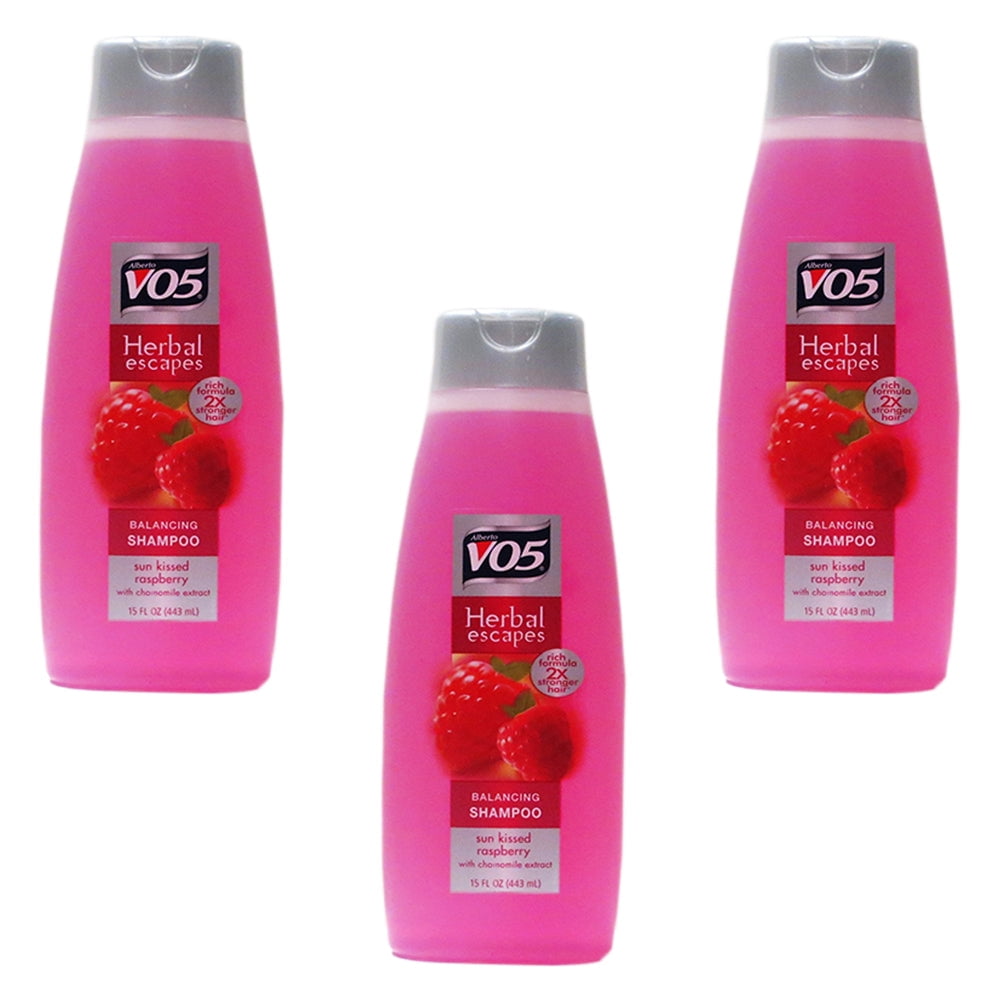 V05 Balancing Shampoo With Raspberry & Chamomile Extract(370ml) (Pack
