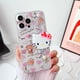 thumbnail image 3 of Funda con correa de muñeca para Motorola Moto, E13, E22, E40, 20, 30, E7, Power Edge, 30, X30, 20 S Pro lite, One Vision, Hello Kitty, 3 of 5