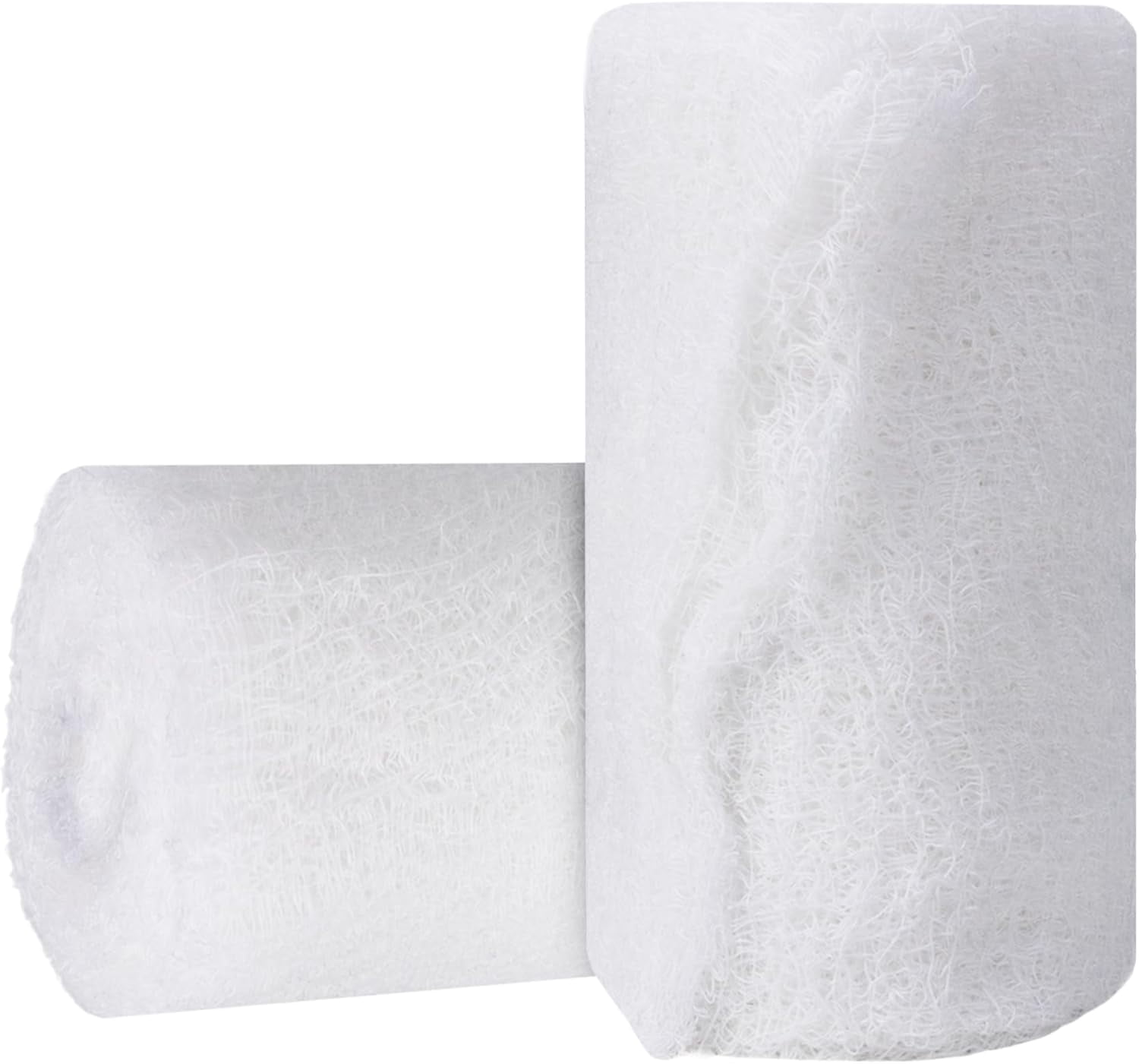 Kerlix Type Gauze Rolls - 4.5” x 4.1 Yards Rolls, 100% Cotton Wound Dressing Wraps, 6 Ply Weaved Bandage Gauzes, Highly Absorbent First Aid Gauzes, 100 Count