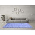 thumbnail image 3 of Ahgly Company Indoor Rectangle Abstract Blue Modern Area Rugs, 8' x 10', 3 of 4