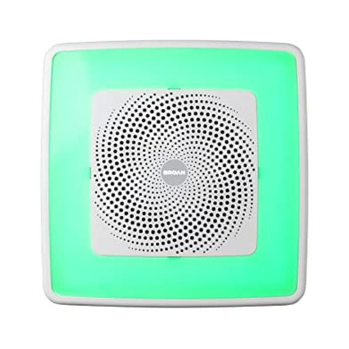 Broan-NuTone SPK110RGBL ChromaComfort Bathroom Exhaust Fan with Sensonic Bluetooth  Speaker and LED Light, White | Walmart Canada