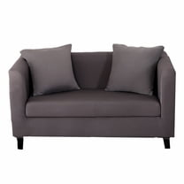 AUQ Settee Covers,Easy to Clean Sofa Covers,Highly Elastic and Soft Sofa Seat Covers,Gray