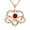 Rose Golden Red, variant on NICKSUN Womens Sparkling Infinity Love Necklace Birthday Gifts for Women Dainty Adjustable Love Heart Pendant Necklaces