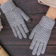 thumbnail image 3 of NIBOLOG 1 Pair Knitted Gloves Wear Resistant High Elastic Knitted Fabric Flexible Working Gloves for Travel, 3 of 8