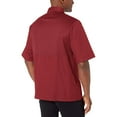thumbnail image 3 of Chef Code Cool Breeze Chef Coat with Short-Sleeves and Mesh Vent Inlay, Burgundy, XS, 3 of 3