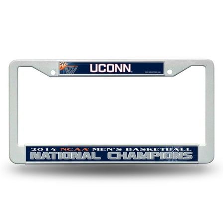 UCONN Huskies 2014 NCAA Mens Basketball National Champions Plastic License Frame - University of