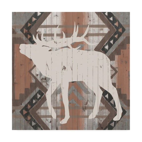 Trademark Fine Art 'Southwest Lodge Silhouette I' Canvas Art by Vision Studio