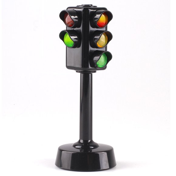 Mini Traffic Signs Light Toy Mini Traffic Signs Light Traffic Lights Toys Collection Model Red Green Light Lamp Educational Toys