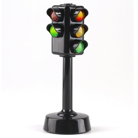 Mini Traffic Signs Light Toy Mini Traffic Signs Light Traffic Lights Toys Collection Model Red Green Light Lamp Educational Toys