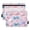 Seashells and Bows, variant on 2 Pack Flip Folders with Clear PVC Window Binder Pouches 3-Ring Binder Organizer for Office & Home Dragonflies with White Daisies