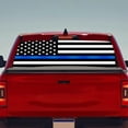 thumbnail image 5 of Rear Window Sticker Blue Stripes American Flag See Through Decal, DIY Back Window Decal Sticker for Truck SUV Pickup, 5 of 12
