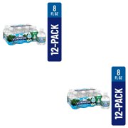 ICE MOUNTAIN Brand 100% Natural Spring Water, 8-ounce mini plastic bottles (Pack of 12), 2 Count