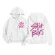thumbnail image 1 of Pop cazadora para niña Hooded Sweatshirt,Soft Streetwear Pullover,Cute Long Sleeve Hoodie for Fall Winter Unisex （White）, 1 of 4